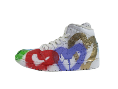 Air Jordan 1 Mid DonDunk By You 'Hearts' shoe