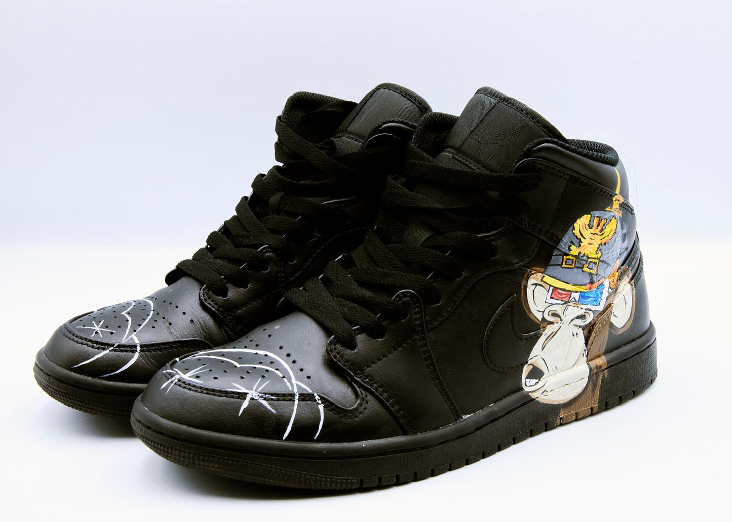 'Bored Ape' NFT Black Air Jordan 1s